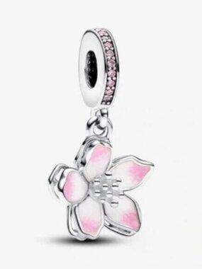 ✅New Pandora Cherry Blossom Dangle Charm